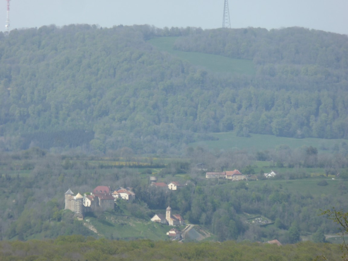 Vue sur château de Belvoir